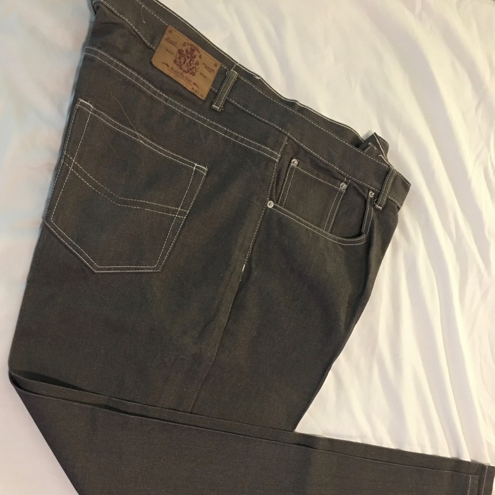 Mens Beyond the Limit Brown Jeans 46/33